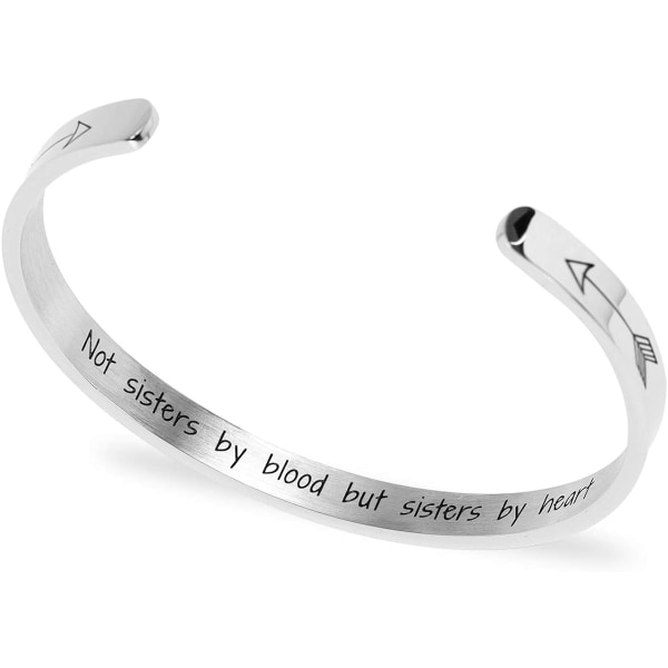 Armband för kvinnor Sisters Smycken Inspirerande vänskap Armband Gåvor för kvinnor Flickor Syster, personlig rost