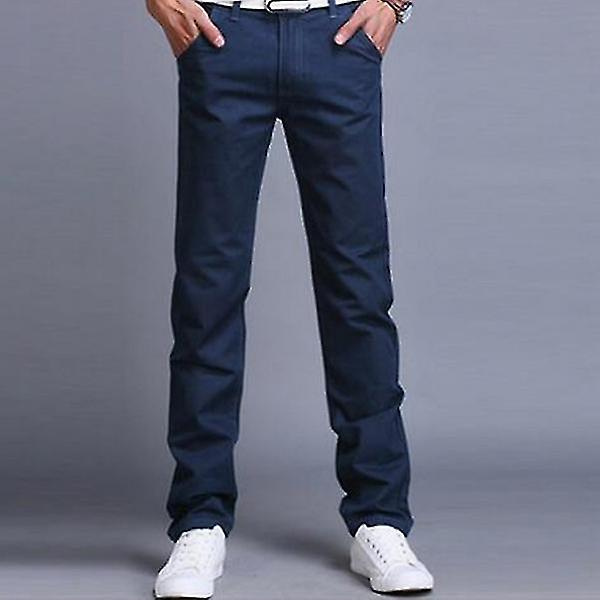 Herr Chino Byxor Casual Byxor Navy 34