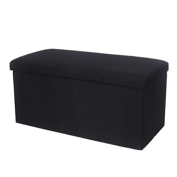 Opbevaringsboks med høj bæreevne, foldbar stof, alsidig opbevaringsottoman, kubus sæde til hjemmet Qinhai Beige 50 cm