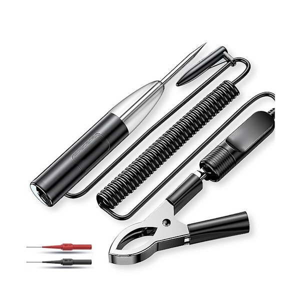 5v-30v DC Bilspänning Krets Testare Multifunktionell Digital Display Elektrisk Penna Sond Penna Bil Diag black