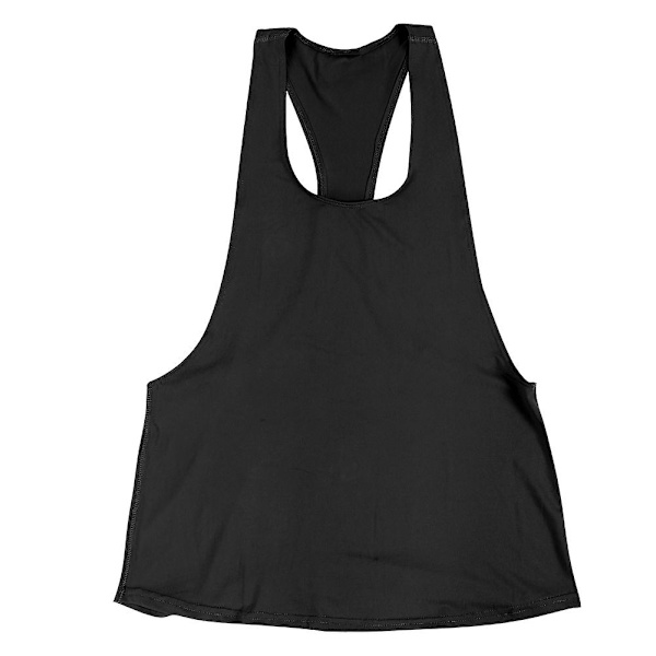 Svart Snabbtorkande Sleeveless Yoga Tank Top för Kvinnor för Löpning, Sport och Fitness