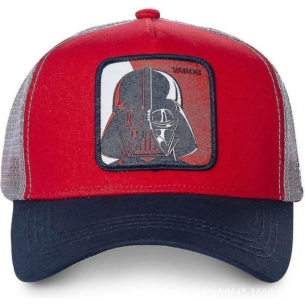 Star Wars Baseball Cap Trucker Hat Casual Solskærm Mesh Caps Sportshat Kvinder Mænd Gaver Black Vador