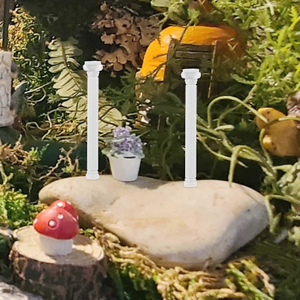 6 st Romersk Pelare Staty Fest Romersk Kolonn Mini Hus Landskapsarkitektur Romerska Pelare