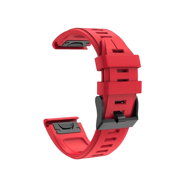 20/22/26 mm:n Vaihtokellohihna Garmin Fenix-6 6X 6S Pro Forerunner 945:lle Red 22mm