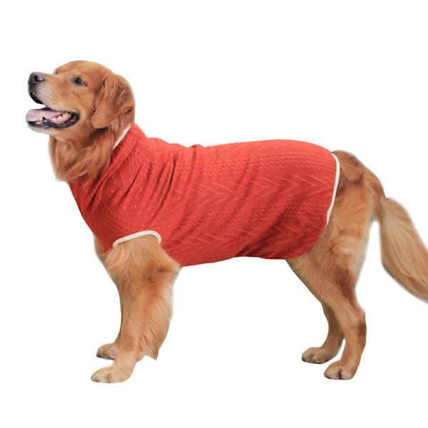 Vintervarm Anti-Hårtab Turtleneck Hundetrøje