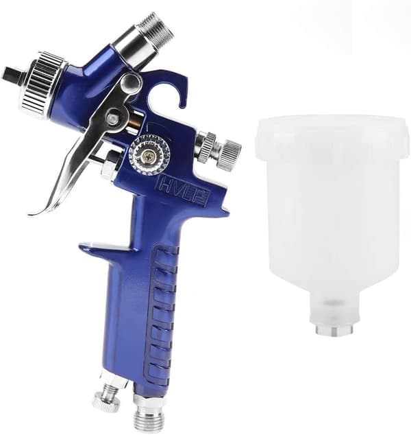 Färgsprutpistol, professionellt färgspraysystem, 125 ml 0,8 mm munstycke