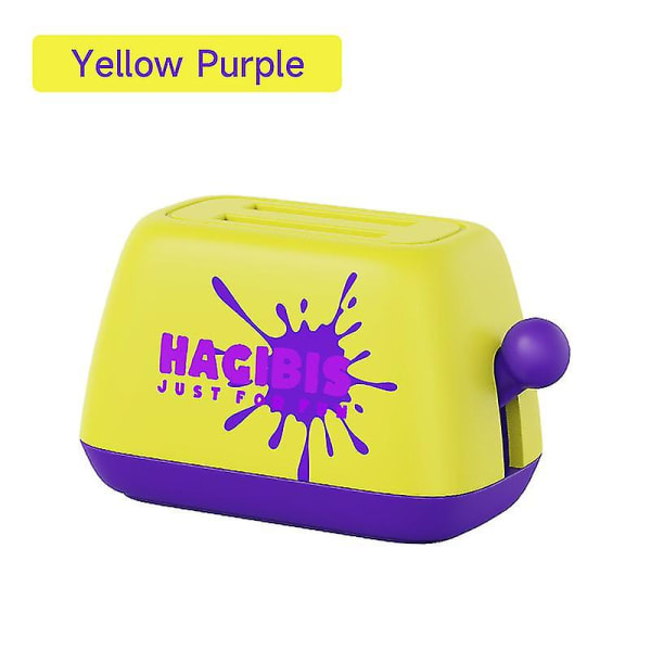 Case för Nintendo Switch Lite/oled brödrostförvaring, sött bärbart kreativt cover. Yellow Purple