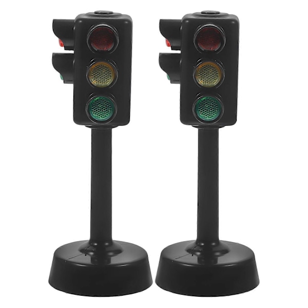2 st Trafikljus Lampa Leksak Trafikljus Leksak Tidig Utbildning Leksaker Trafikskylt Modell Leksak för Hem Butik