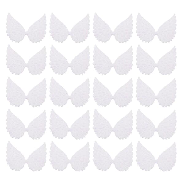 30 stk. englevinge kagepynt mini glimmer englevinge sy-patches tilbehør