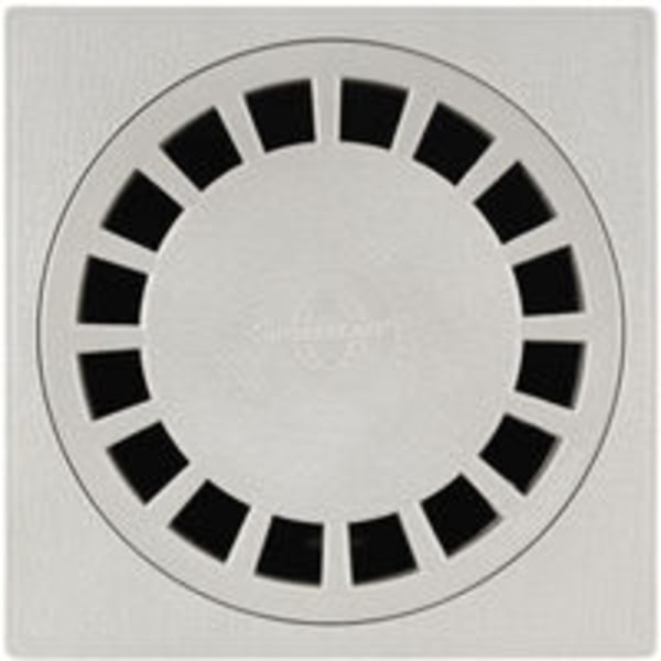 Havesifon 200x200mm integreret afløb Ø63/80/100 grå