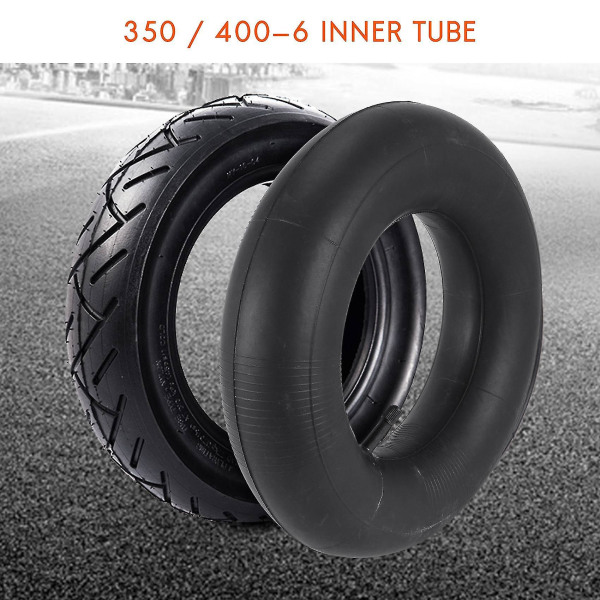 3.50 / 4.00-6 Däcksslang Innerslang Däck Hjul 350 / 400-6 Innertube Mini Gummventil 6 black