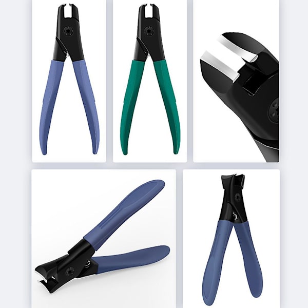 Stora Nagelklippare för Tjocka Naglar, Robust, Stänksäker, Halksäker Nagelklippningsverktyg Blue