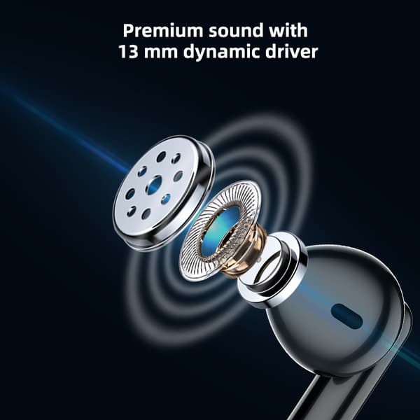 Bluetooth-kuulokkeet, langattomat Bluetooth 5.1 -kuulokkeet, syvä basso