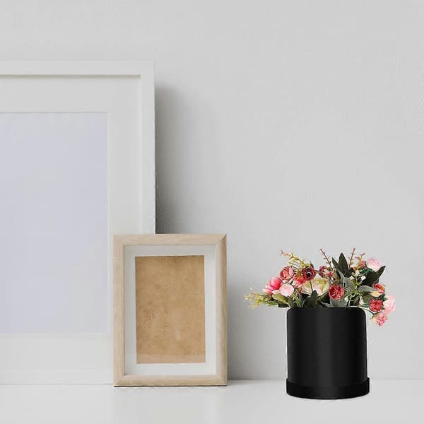 Blommor Presentförpackning Förpackningslåda Blombukett Papper Rund Blomhink