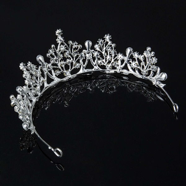 Krystallkrone Tiara, Bryllup Brud Rhinestone Krone, Krystaller Prinsesse Krone Tiara for Bryllup Krone Bryllup Prom Fest Bursdag