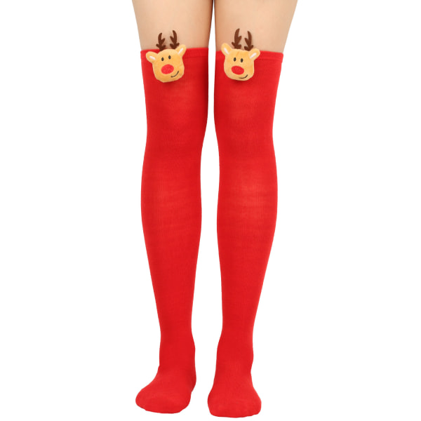 par sokker søte sokker over kneet sokker høst og vinter sokker varme og luftige passer for jenter Julefest dress up