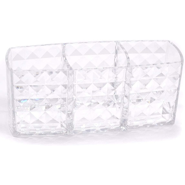 Makeup Pensel Opbevaring Klar Akryl 3 Slots Pensel Organizer Pensel Opbevaringsboks