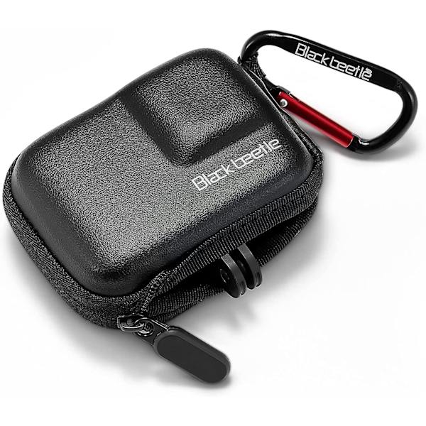 Bæretaske til GoPro 10/9/8/7, mini hard shell bæretaske til rejser, bærbar opbevaringspose, sort
