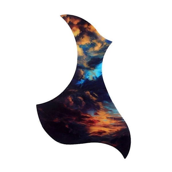 Universal Folk Akustisk Gitar Plekterbrett Selvklebende Plekterbrett Klistremerke for Akustisk Gitar Deler GQ437