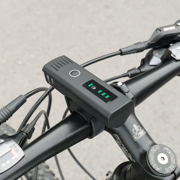 Cykellys LED Cykellys Sæt | Cykellampe USB Genopladelig Forlygte og Baglygte | Vandafvisende cykellys cykellamper