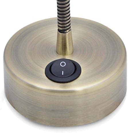 Fleksibel natlampe med switch, 1 LED 3 W, bronze [Classe