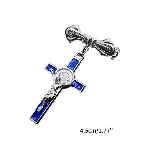 Muodi Ristiriipus Rintaneulat Vaatteiden Pin Jeesus Risti Rintakorut Korut Red