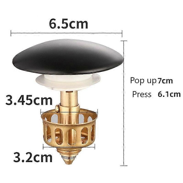 Tvättställsbottenventil Size 3
