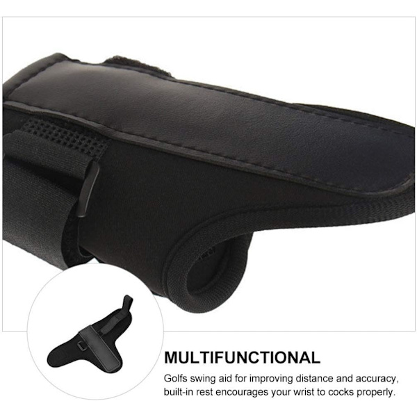 Golf Swing Trener Armbånd Golf Armbånd Hansker Golf Swing Treningshjelp Golf Trening Korreksjon Svart