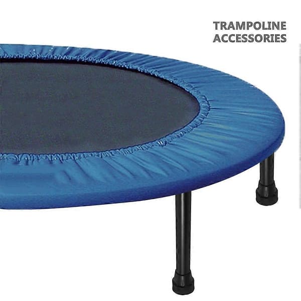 2 stk. Trampolinben med Pude Rustfrit Stål Trampolinbenrør Trampolindel