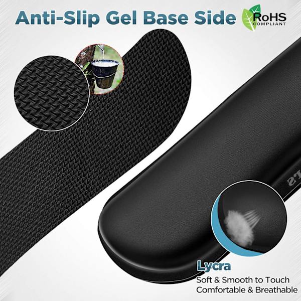 Uppgradera Zoom Gel Minnesskum Set Tangentbord Handledsstöd Mus Handledsstöd