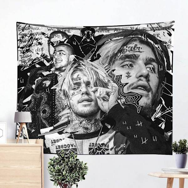 Rapper Väggbonad Väggbonad 3D Konstnärlig Väggbonad Pop Art Heminredning 150x130cm