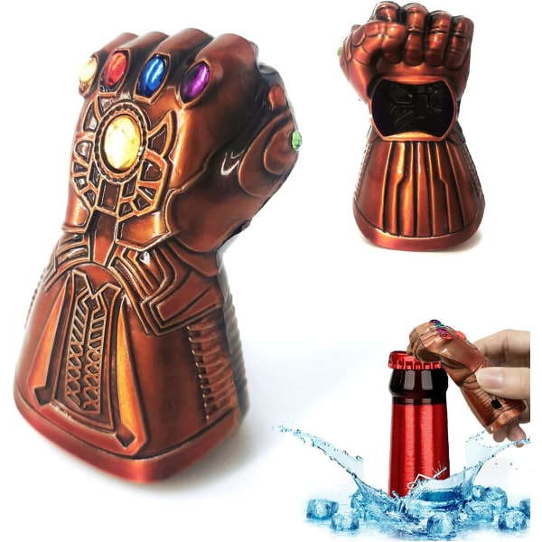 Ølflaskeåpner, Thanos Glove Bottle Opener, Marvel The Avengers 4: Endgame Bottle Cap Opener Beste gave Flott