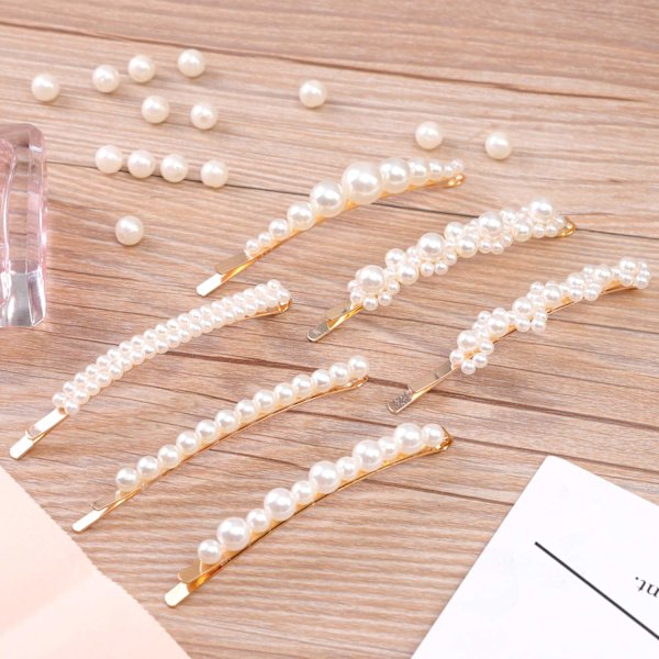 12 kpl Helmihiuskaklipsit Suuret Hiusklipsit Pinnit Barrette Solmiot Naiset Tytöt Elegantti Käsintehty