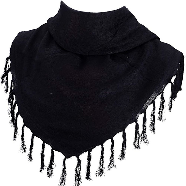 100% Bomulls skjerf Militær Shemagh Arab Taktisk Ørken Keffiyeh Tykkere Hode Hals Skjerf Wrap