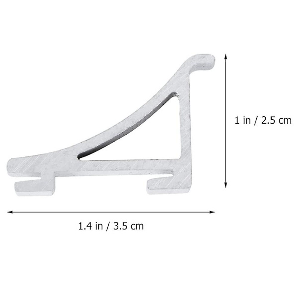 Kjøleskapshylle Holdere Hylle Klips Holder For Kjøleskap Fryser Aluminium Legering 8stk