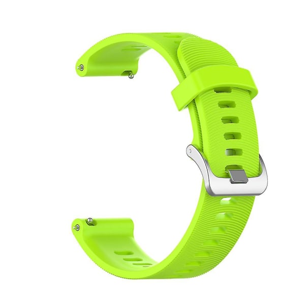 För Garmin forerunner 245 645 Music Silikon Watch Armbandsband Lime green color