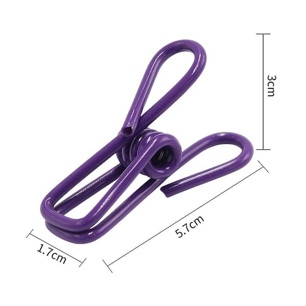 10 stk Multifunksjonelle klesklyper klesklyper poseklemmer klemmer