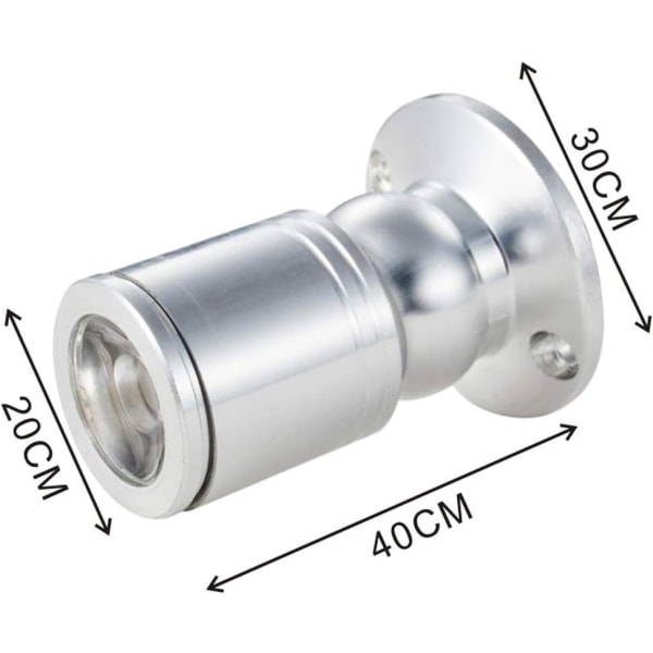 Mini infällda spotlights för skyltfönster, LED mini spotlights, takyta Spotlight 1 W LED