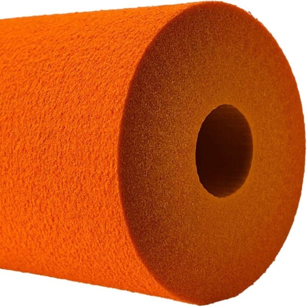 Benk for beinforlengelse - erstatningsputer, 2 stk oransje 140 mm fotpute-ruller