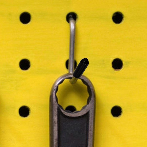 300 st Pegboard Krokspetsar Pegboard Krokskydd Skyddskåpor Ändstycken