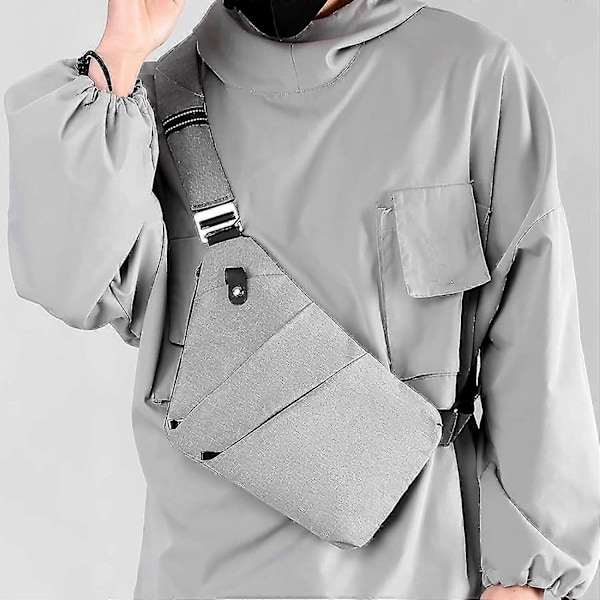 Varkaudenestolaukku Varkaudenestomatkalaukku Kevyt ja yksinkertainen Suurikokoinen olkalaukku Rento ja vartalonmyötäinen Purple Left Shoulder