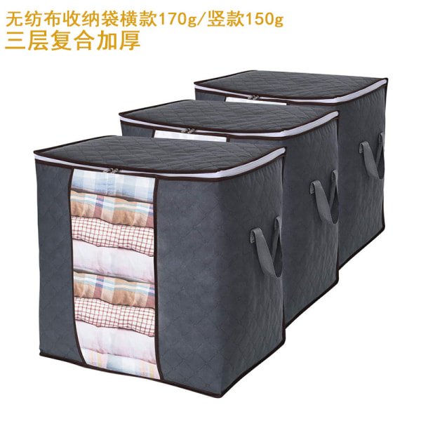 3-delt foldbar opbevaringstaskeorganisator med stærkt håndtag