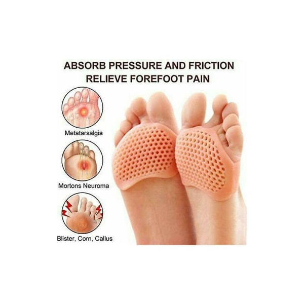 4 x Gel Metatarsal Pain Ball Foot Pain Cushion Pads Innersulor