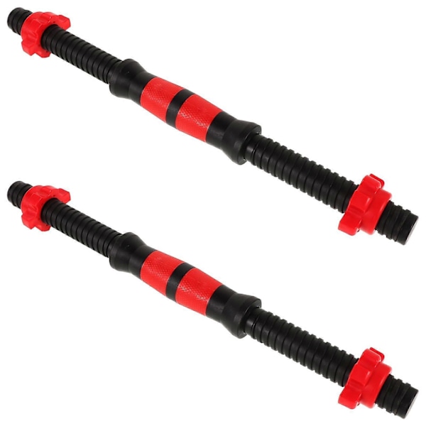 2 kpl 40 cm Käsipainotangot Käsipainokahvat Painonnosto Spinlock-lukituskaulussetti 4 kpl muttereilla kuntosalin tankoihin Käsipainotangot Voimaharjoittelu (Satunnainen väri)