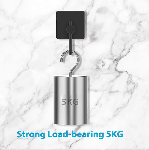 5 stk. Less Steel krog, - Ingen Ing Håndklædeholder til bad, Ki