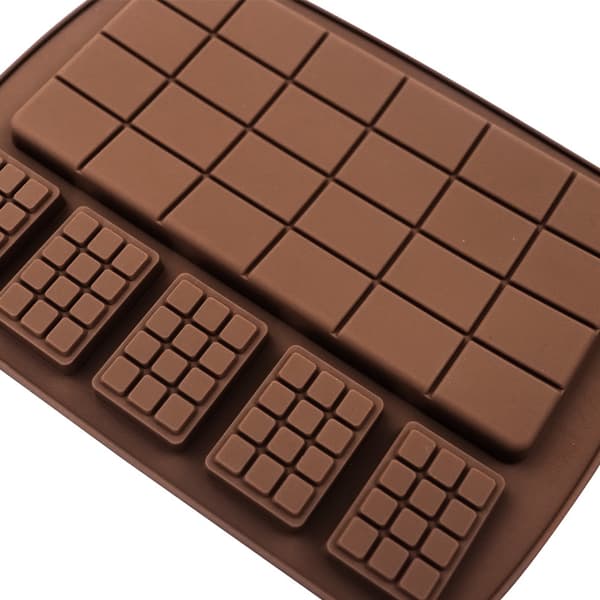 Silikoneforme til chokolade, silikoneforme til brudchokolade og energibarer