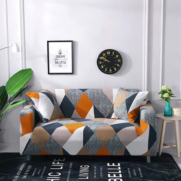 Sofa Trekk, Moderne Elastisk Sofa Trekk Stretch 1-seters Sofatrekk