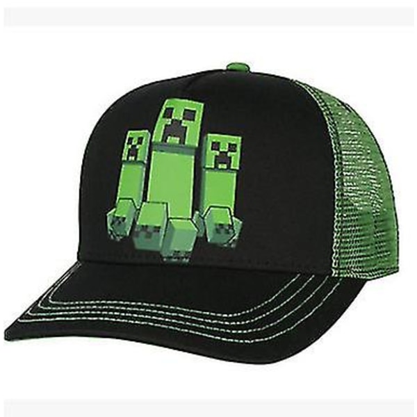 Minecraft Snapback baseballkasket Mænd Kvinder Bomuldsbaseballkasket Åndbar solhat tyyli 6