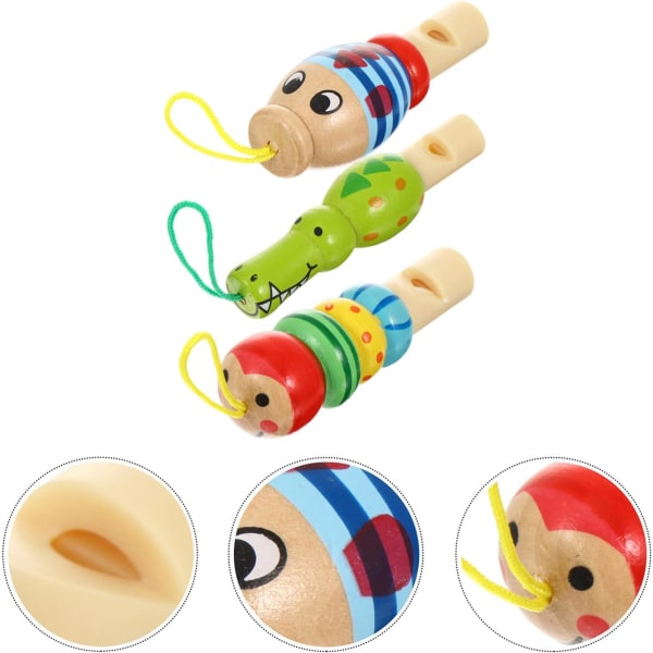 3-delt sæt trædyrsfløjte legetøj børn musikinstrument puslespil fløjte legetøj musik