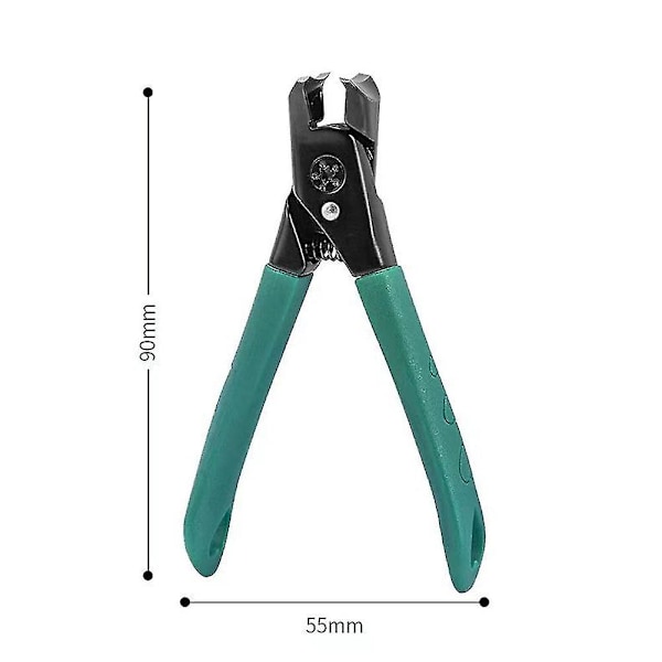 Store Negleklippere med Stor Åbning og Langt Håndtag - Vandafvisende, Skarpe Negleklippere til Fingre og Tæer Blue 5pcs